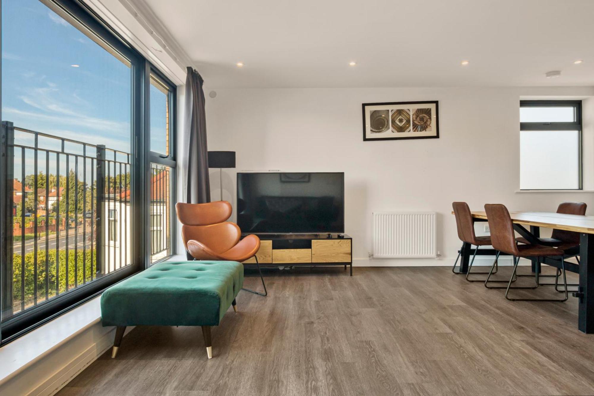 Ferienwohnung Modern Penthouse In Wembley London Exterior foto